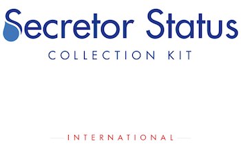 DNA Secretor Status Collection Kit - Interantional (Non USA)
